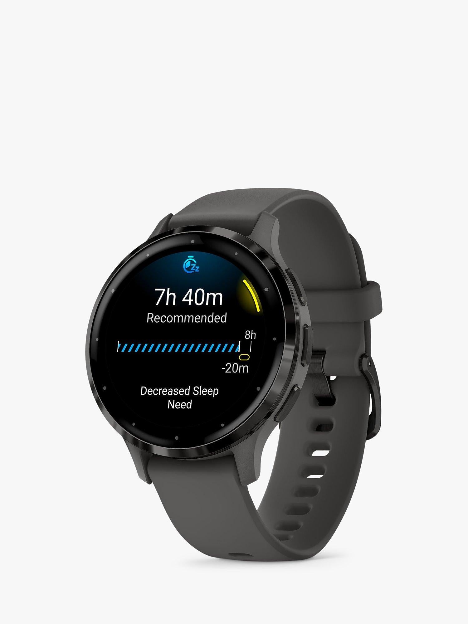 Garmin Venu 3S Smartwatch 41mm mit grauem Armband, importiert aus dem Vereinigten Königreich