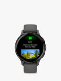 Garmin Venu 3S Smartwatch 41mm mit grauem Armband, importiert aus dem Vereinigten Königreich