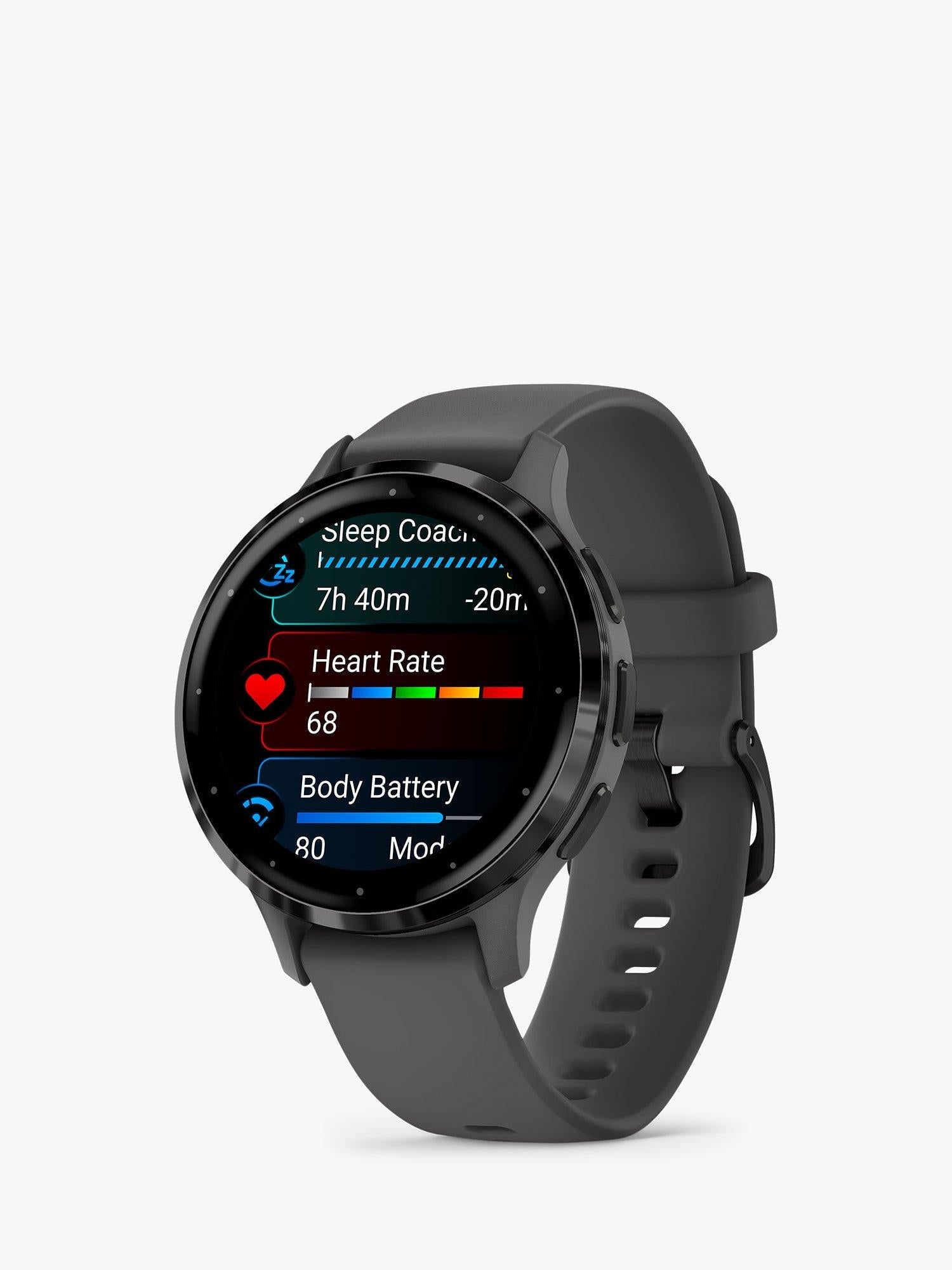 Garmin Venu 3S Smartwatch 41mm mit grauem Armband, importiert aus dem Vereinigten Königreich