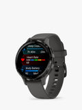 Garmin Venu 3S Smartwatch 41mm mit grauem Armband, importiert aus dem Vereinigten Königreich