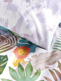 John Lewis kids' reversible safari duvet cover and pillowcase set, UK version