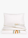 John Lewis rainbow tufted duvet cover set single, imported from the UK