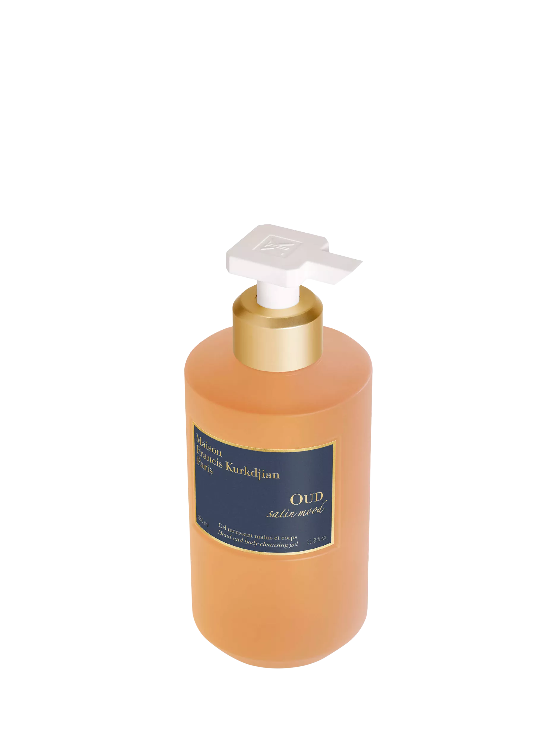 Maison Francis Kurkdjian Oud Satin Mood Hand and Body Cleansing Gel 350ml, imported from the UK