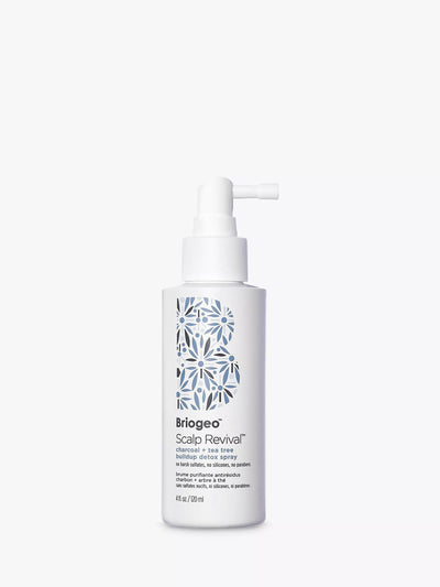 John Lewis Briogeo Scalp Revival™ Charcoal + Tea Tree Buildup Detox Spray, 120ml