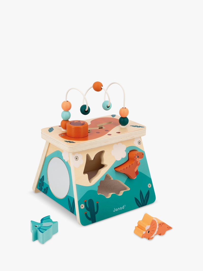 Janod Dino Multi-Activity Volcano Wooden Toy, imported from the UK
