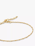 Monica Vinader gold station chain bracelet, imported from the UK