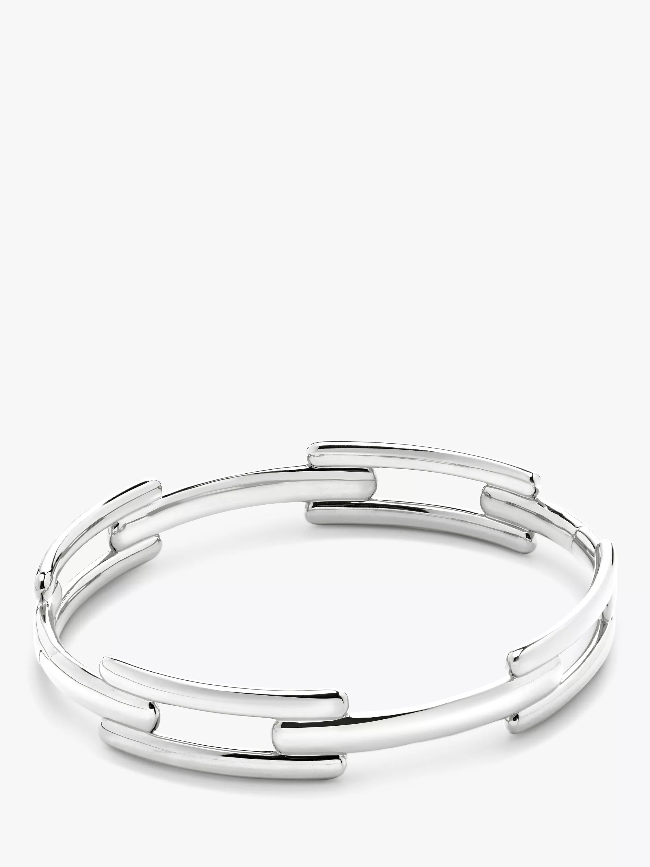 Bracelet jonc Monica Vinader Signature, Argent, Petit