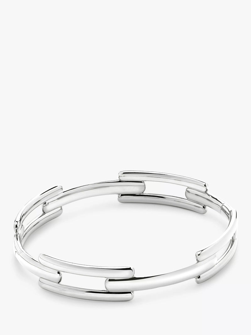 Bracelet jonc Monica Vinader Signature, Argent, Petit