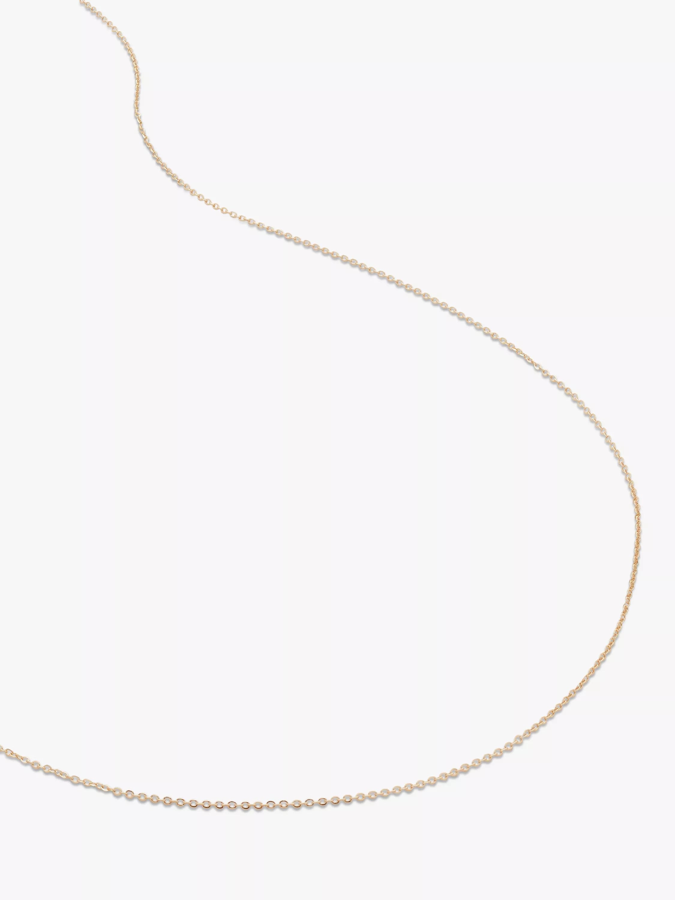 Monica Vinader super fine chain necklace gold 46cm - British product