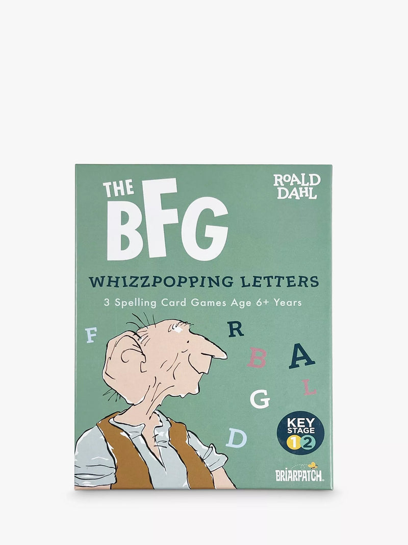 Roald Dahl The BFG Whizzpopping Letters spelling card game - British product