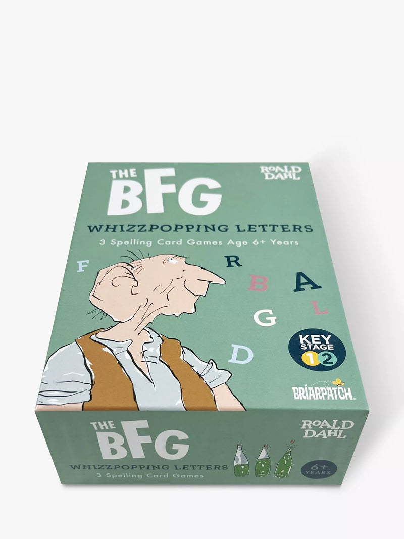Roald Dahl The BFG Whizzpopping Letters spelling card game - British product