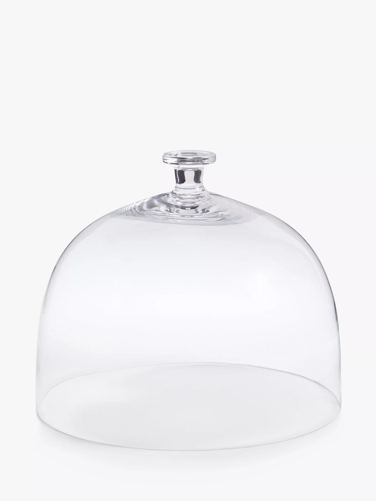 John Lewis Glass Serve Dome, 27.8cm, Clear