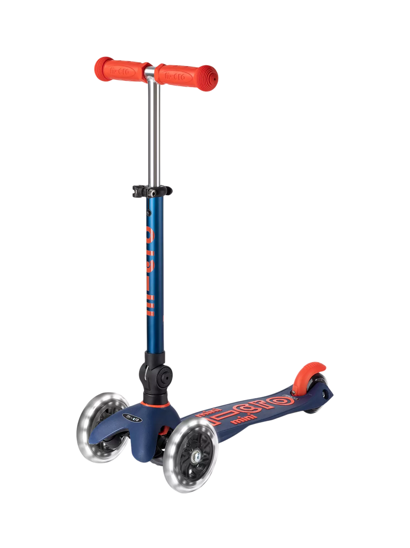 Micro Scooters Mini Deluxe faltbarer LED-Roller - Britisches Produkt