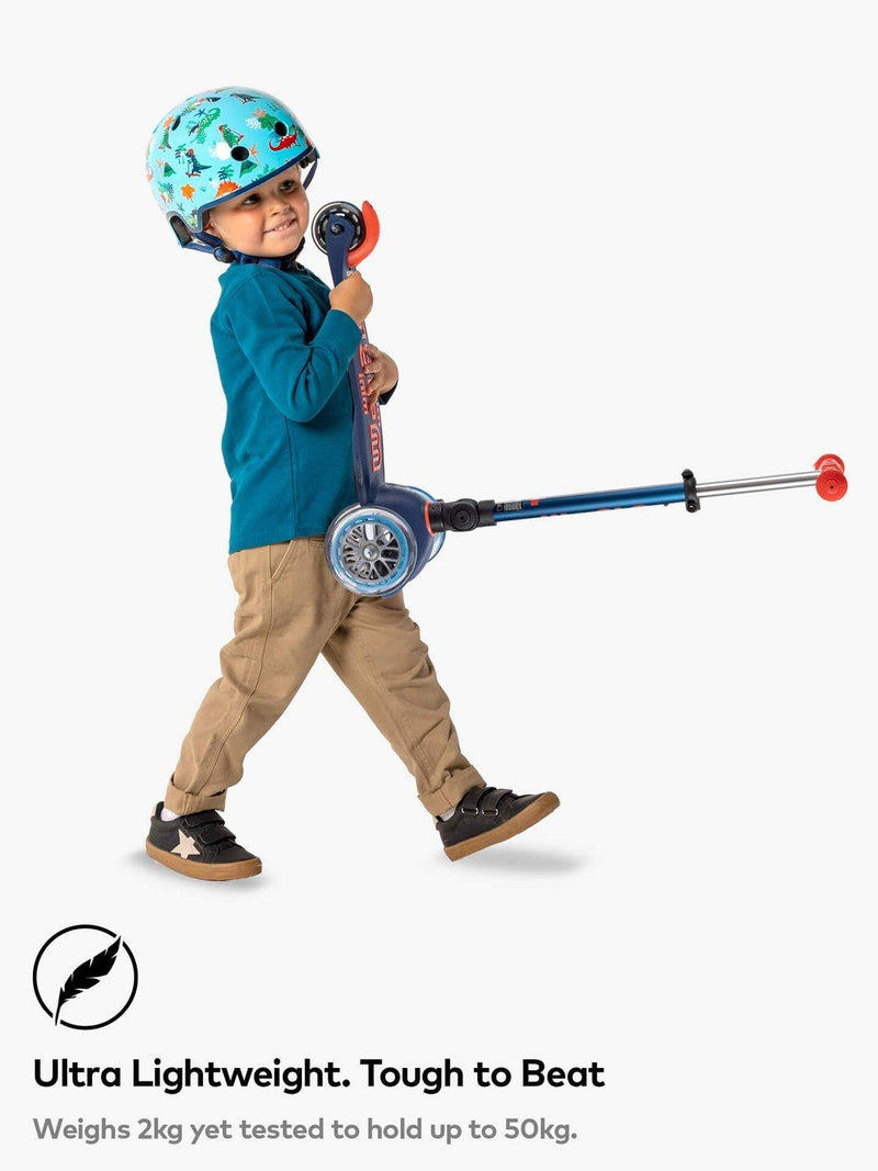 Micro Scooters Mini Deluxe faltbarer LED-Roller - Britisches Produkt
