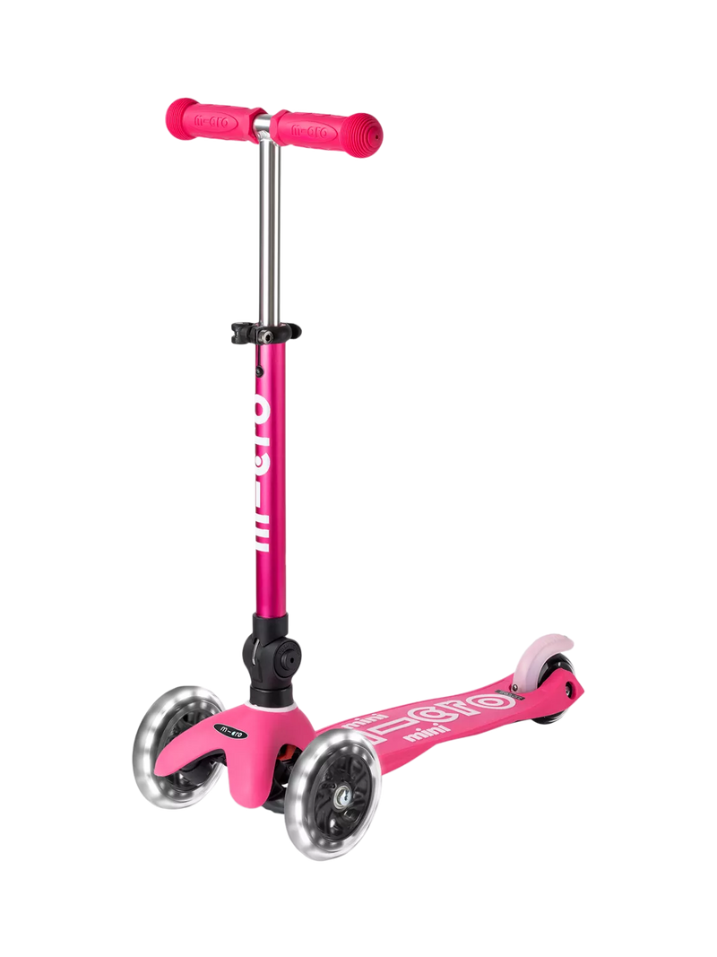 Micro Scooters Mini Deluxe faltbarer LED-Roller Kinderroller
