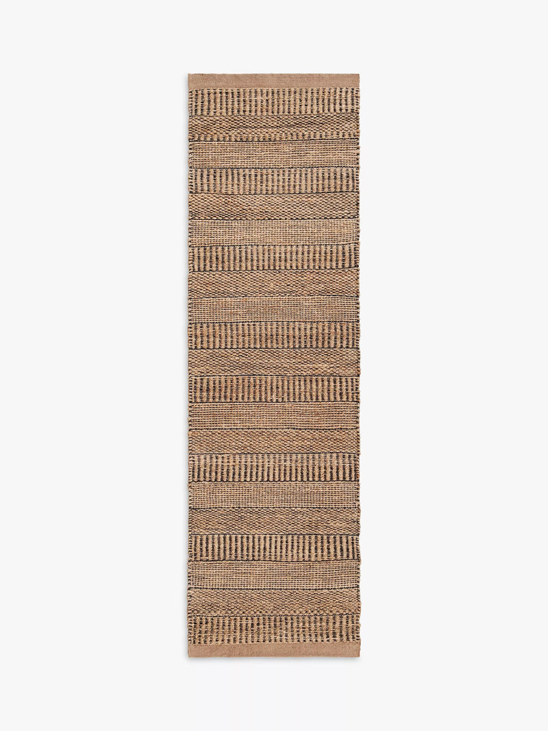 John Lewis jute-strukurert løperteppe, L240 x B70 cm
