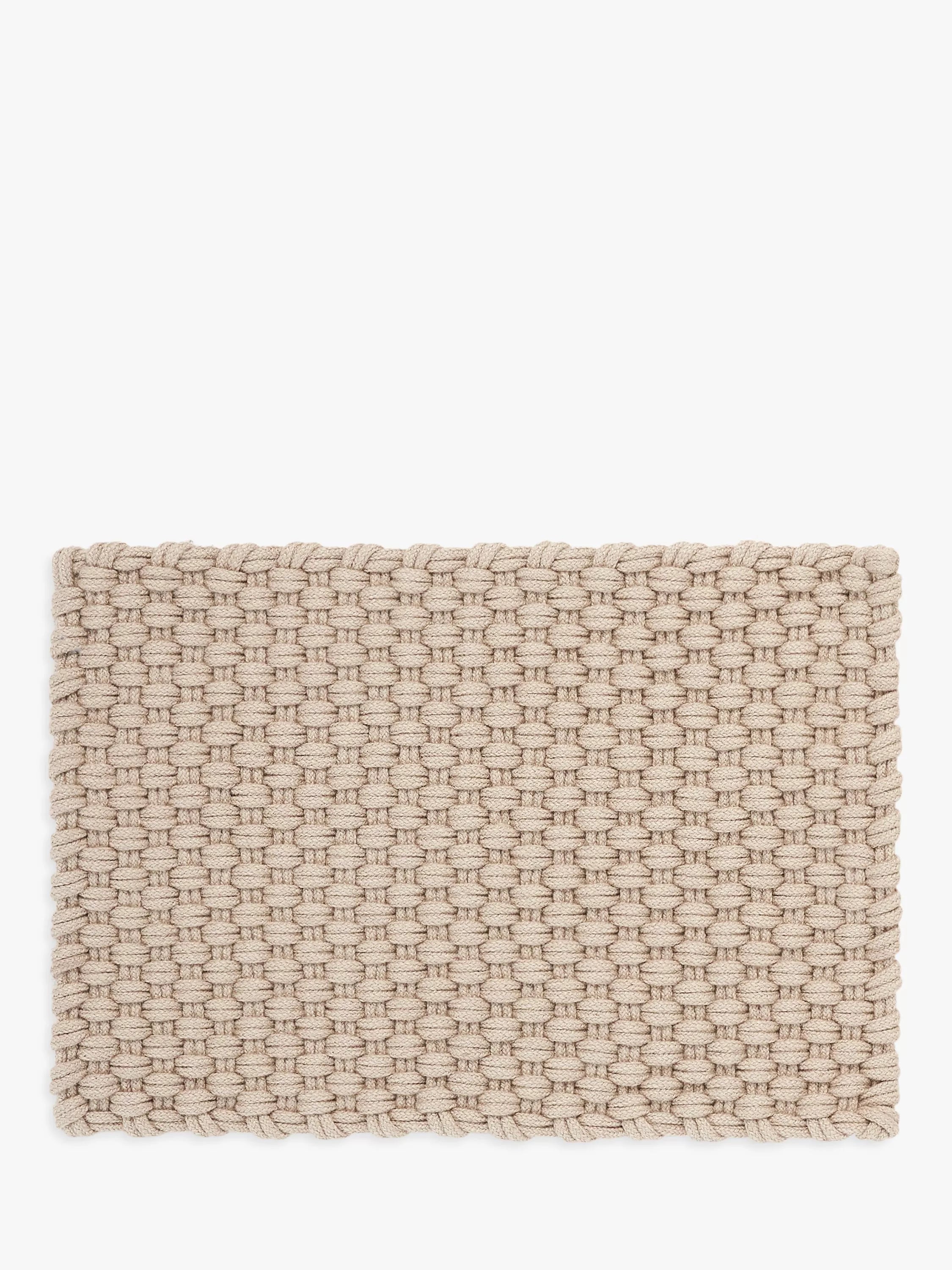 John Lewis Washable Doormat, Putty