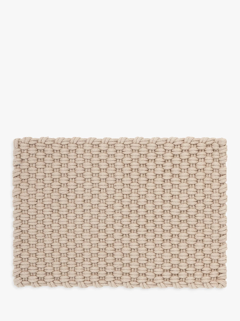 John Lewis Washable Doormat, Putty