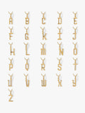Edge of Ember 14ct gold initial pendant imported from the UK