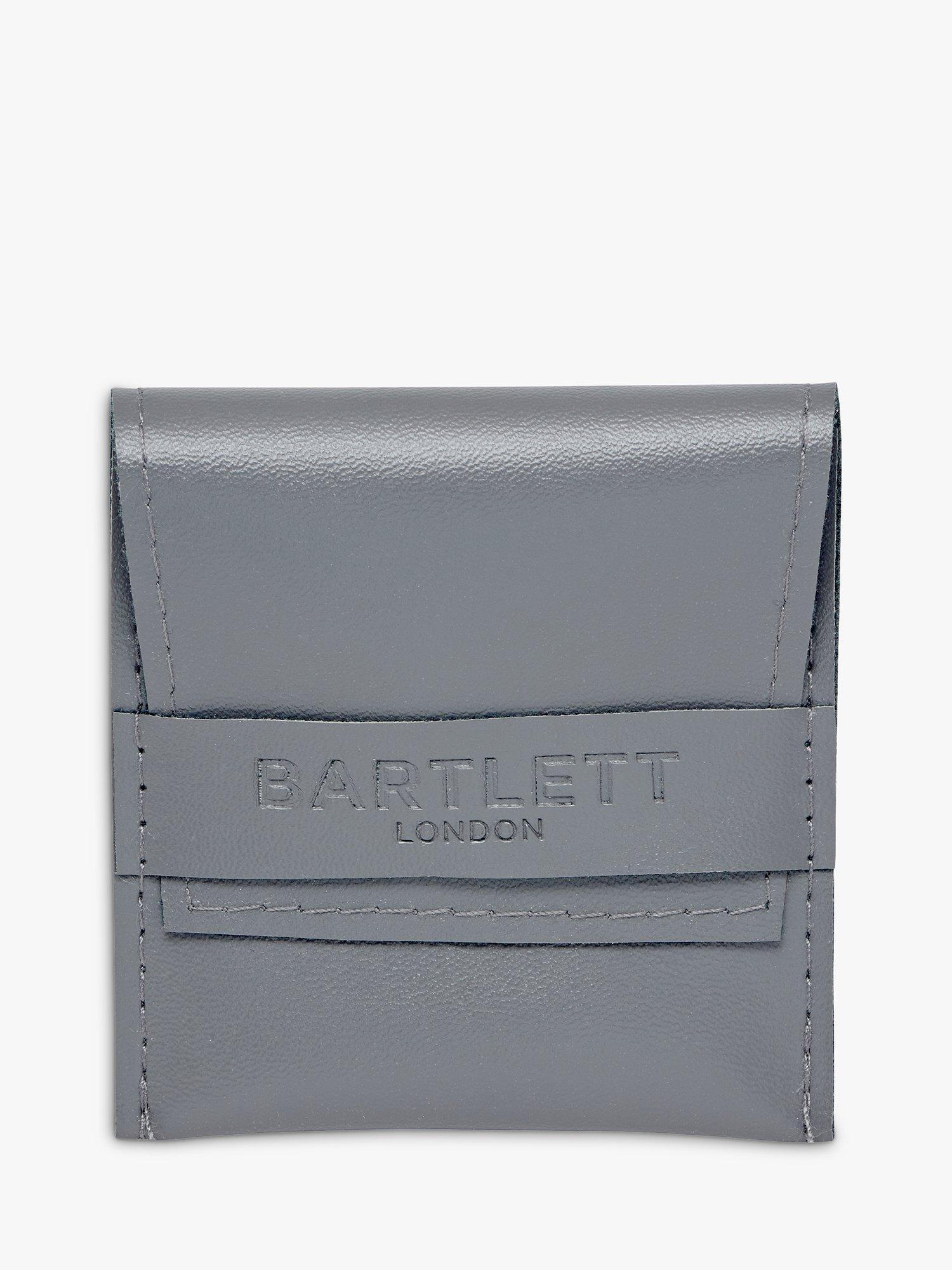 BARTLETT LONDON Herren-Armband mit Kastenform-Kette, silberfarben - Britisches Produkt