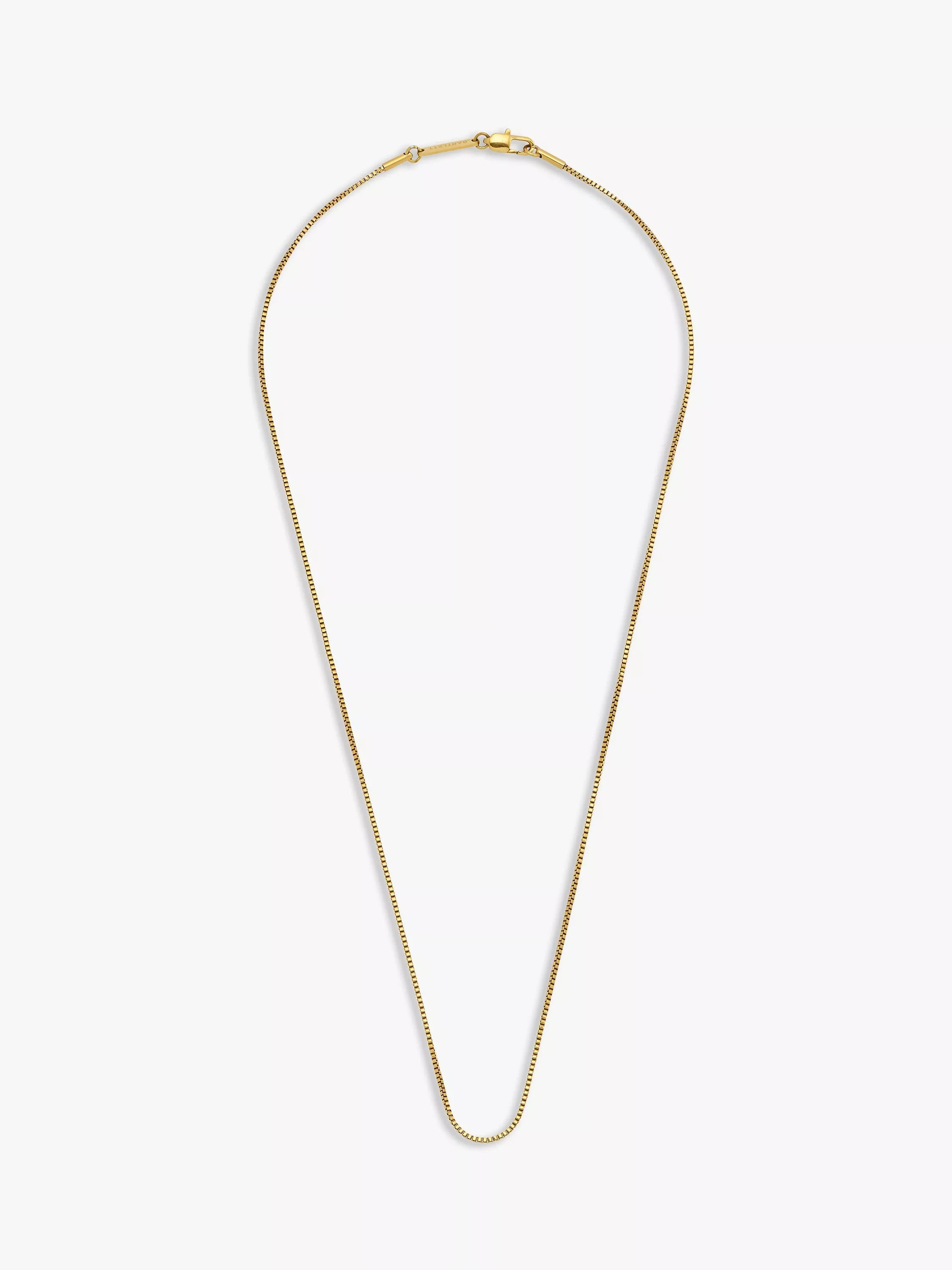 Collier chaîne gourmette mince pour homme BARTLETT LONDON