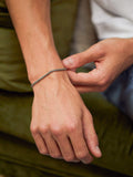 BARTLETT LONDON Spiga chain bracelet silver tone, UK version