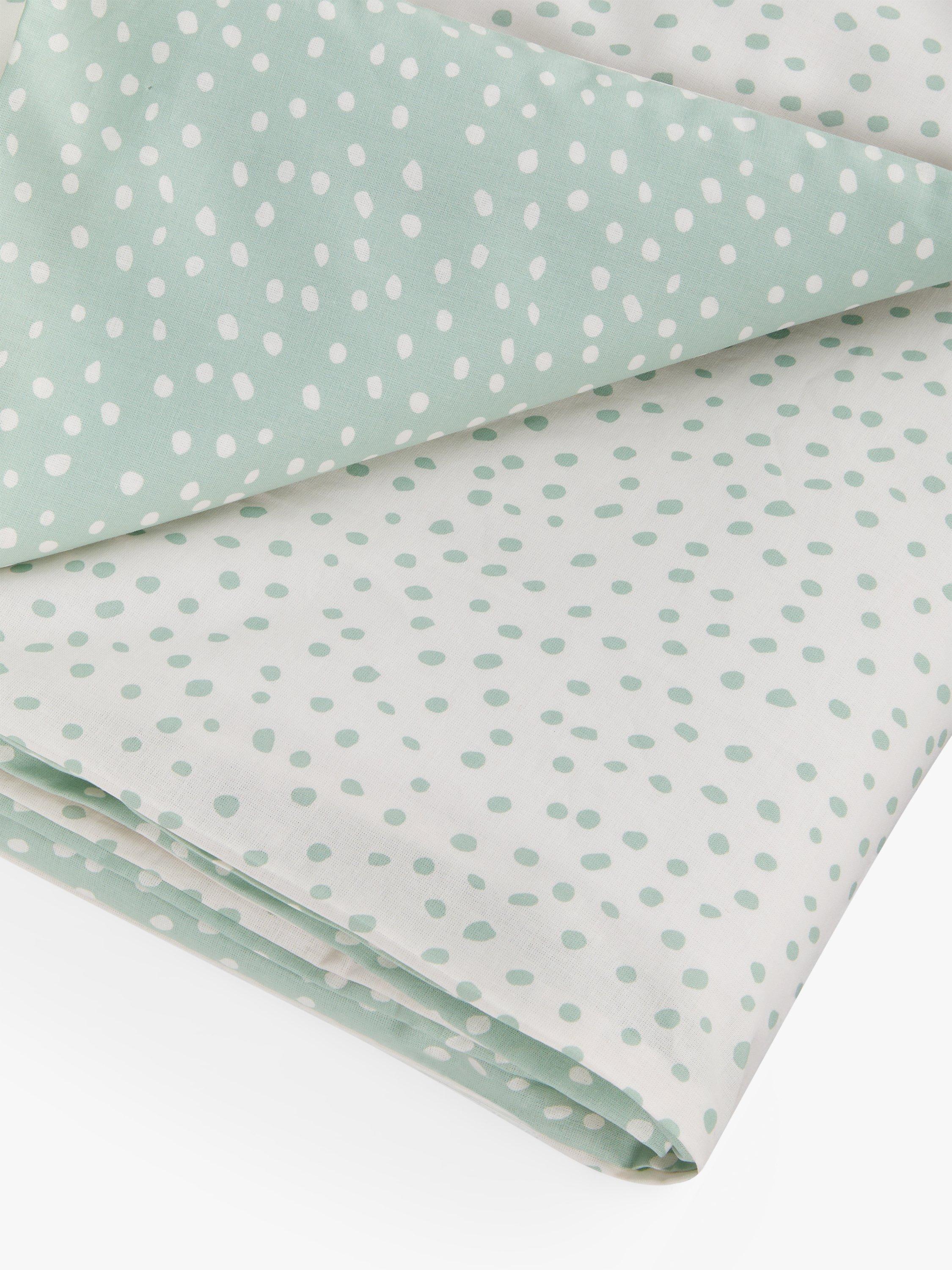 John Lewis spots reversible toddler duvet cover set - British product