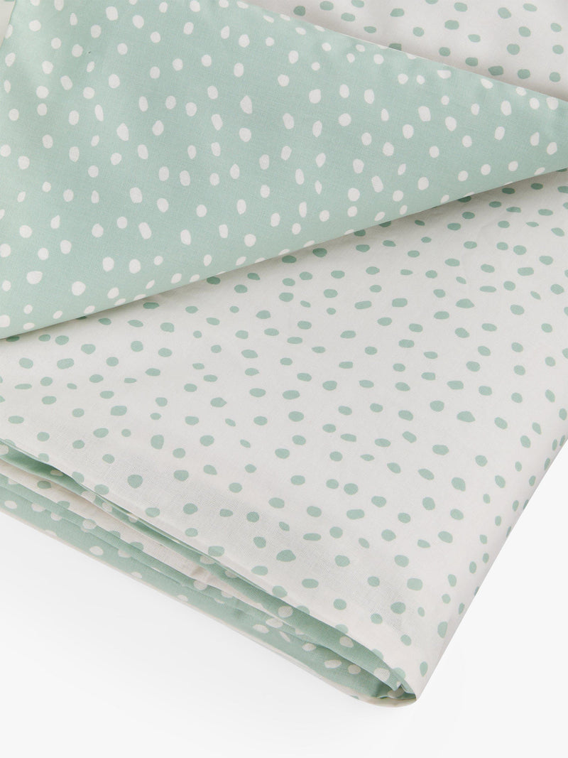 John Lewis spots reversible toddler duvet cover set - British product