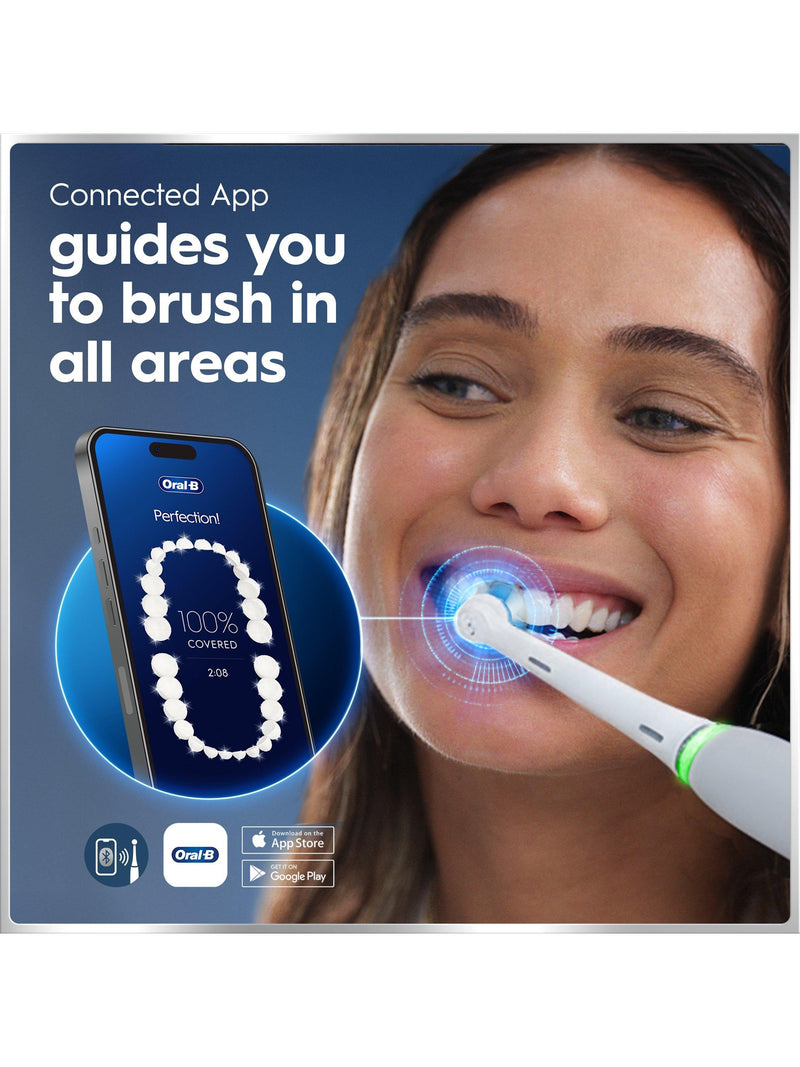 Oral-B iO6 elektrische Zahnbürste mit KI-Drucksensor, UK-Version