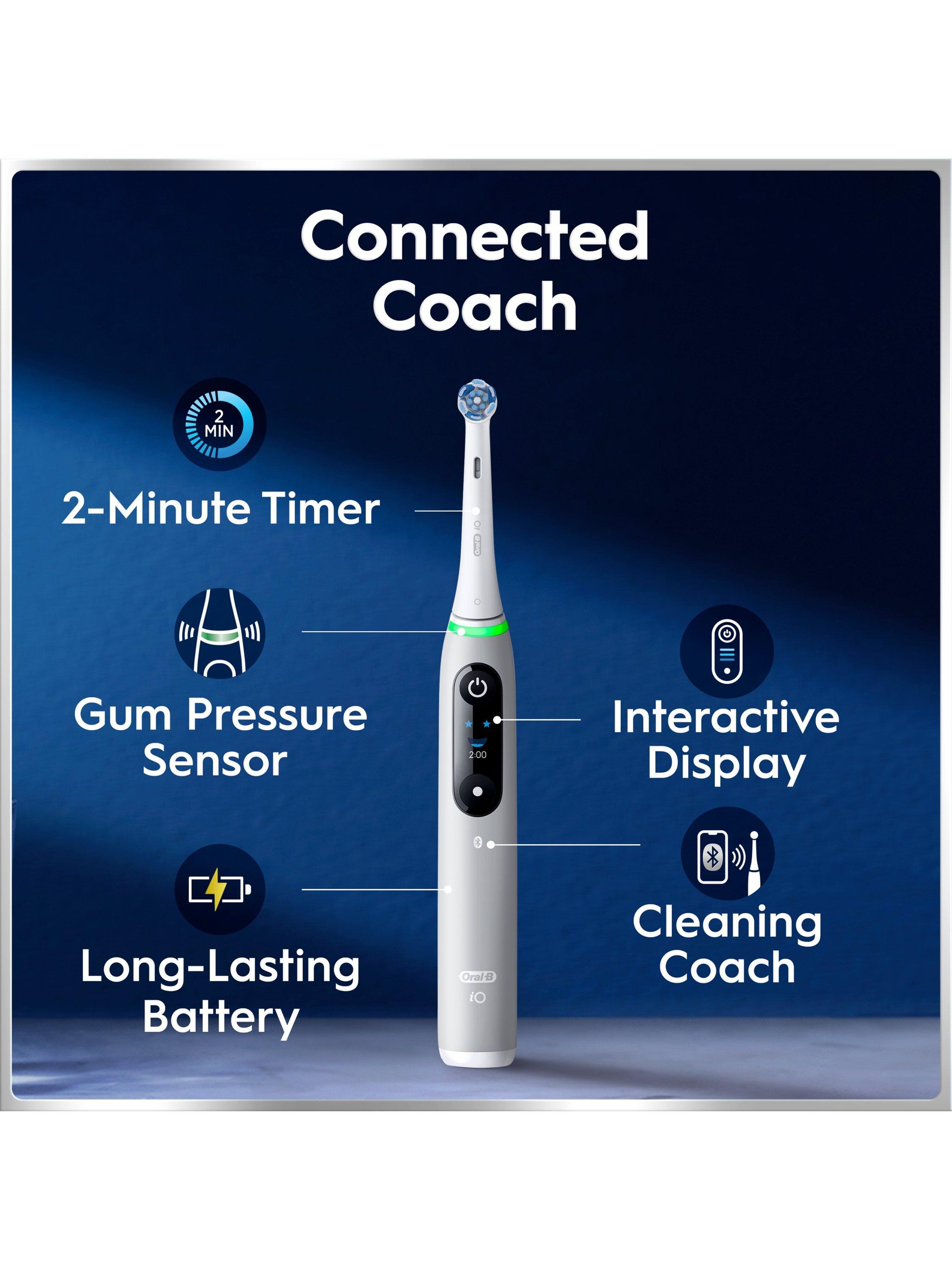 Oral-B iO6 elektrische Zahnbürste mit KI-Drucksensor, UK-Version