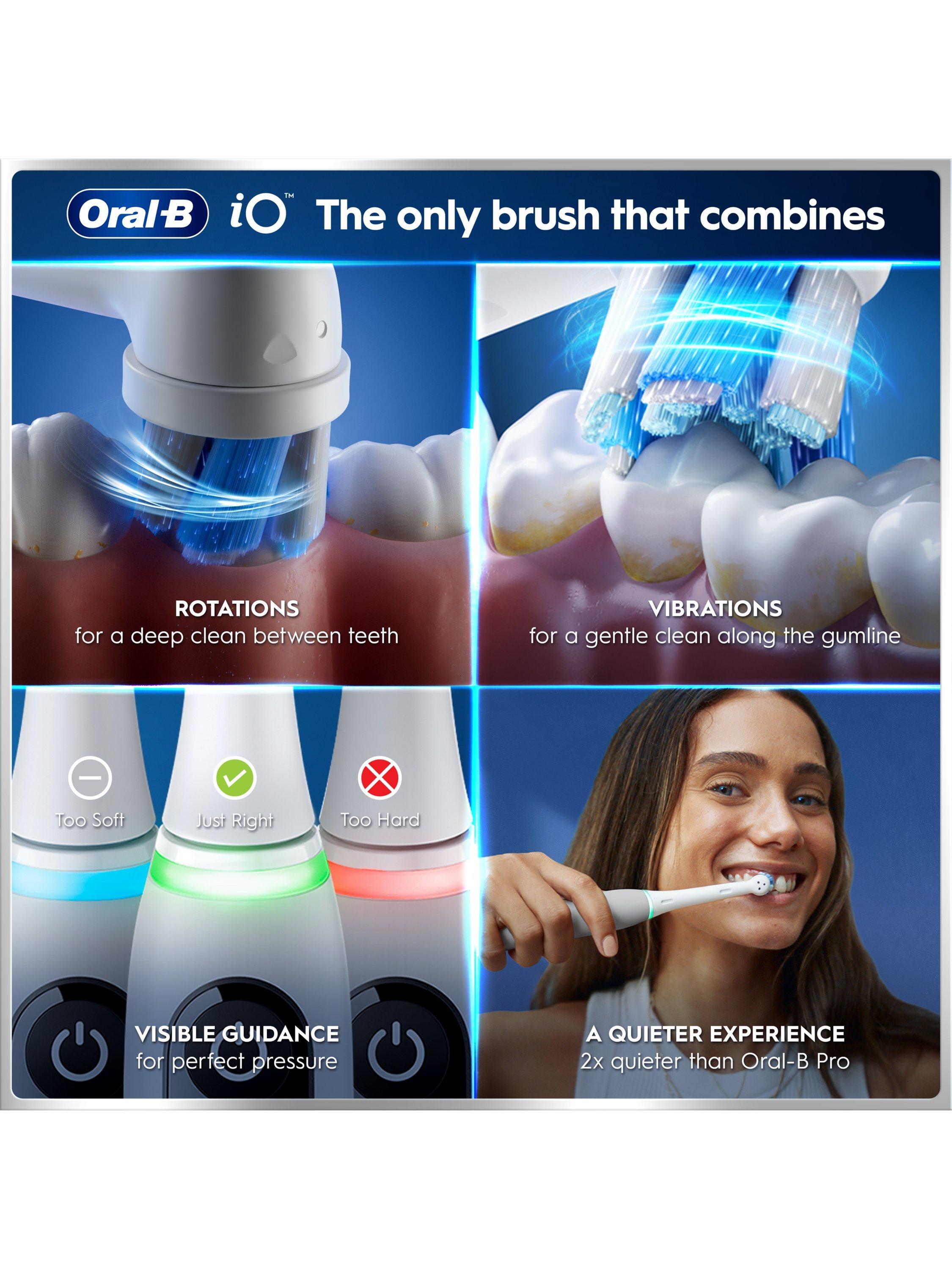 Oral-B iO6 elektrische Zahnbürste mit KI-Drucksensor, UK-Version
