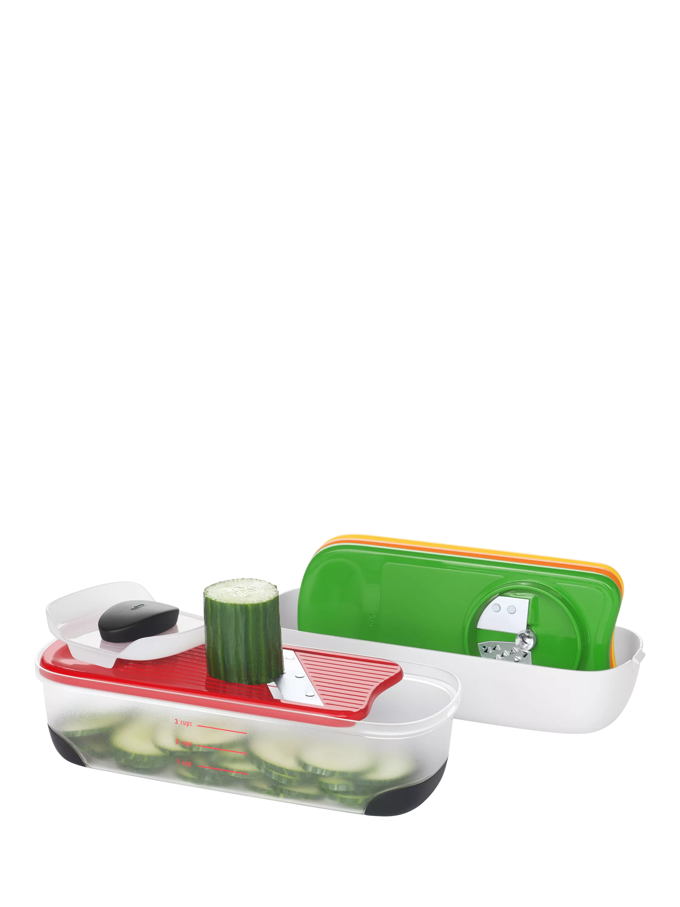OXO 3-in-1 spiralizer grater slicer set, UK version