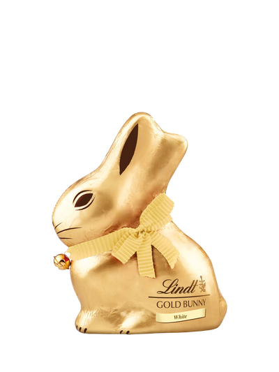 John Lewis Lindt Gold Bunny White Chocolate 200g- Buy online at McGrocer