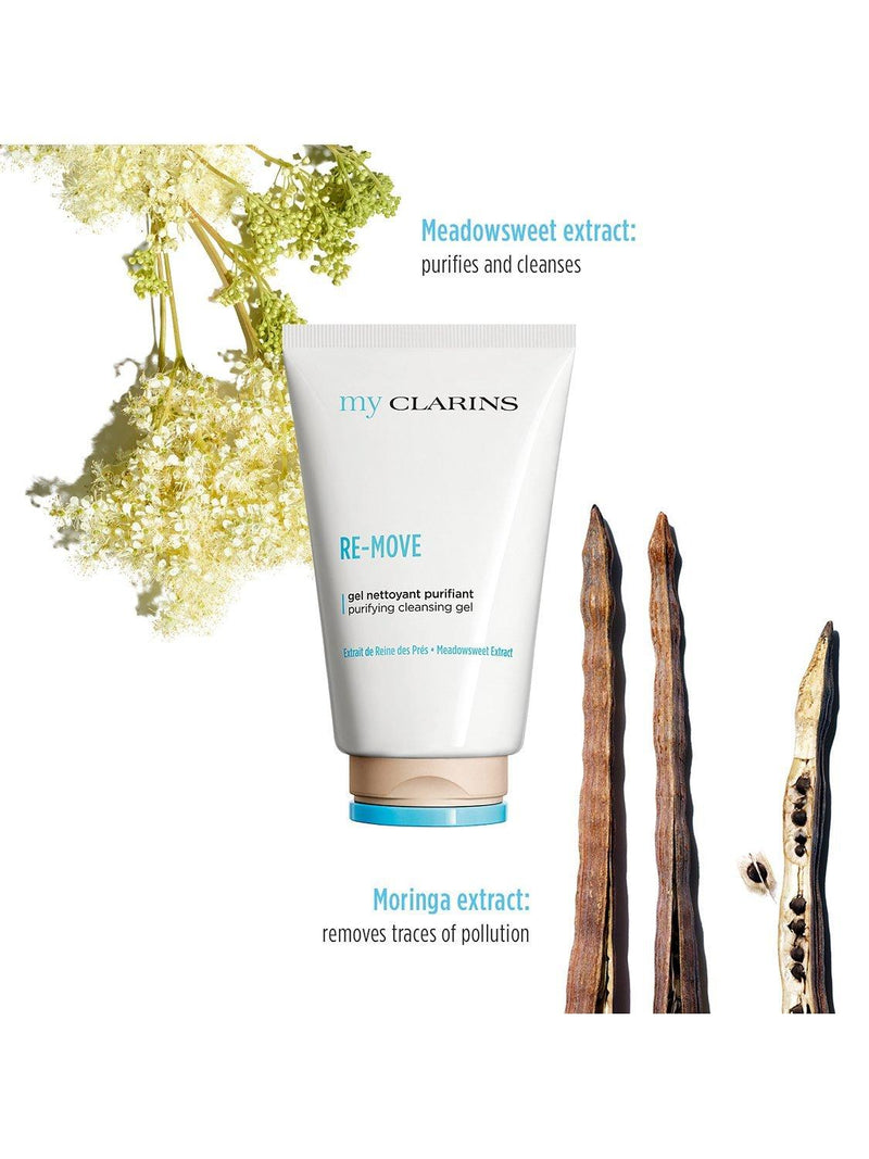 Clarins RE-MOVE Purifying Cleansing Gel 125ml - British product