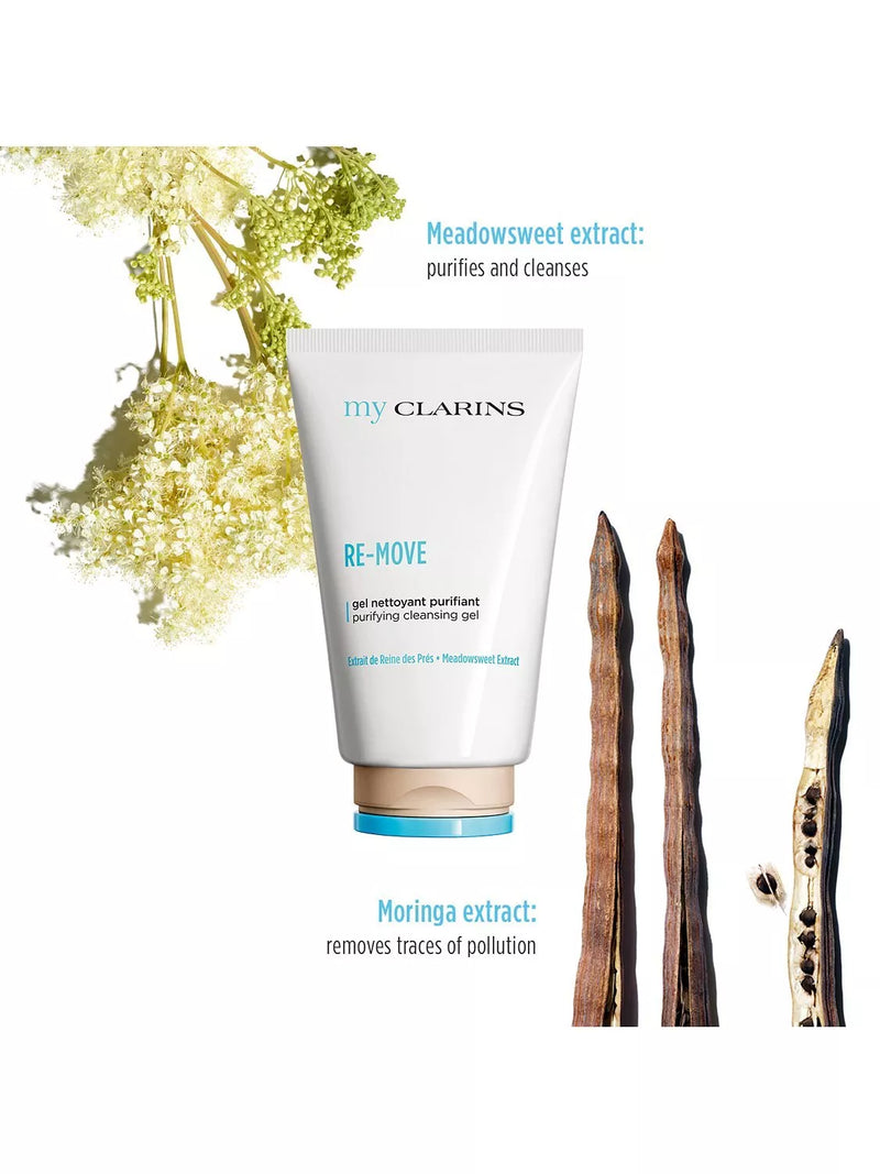 Clarins RE-MOVE Purifying Cleansing Gel 125ml - British product