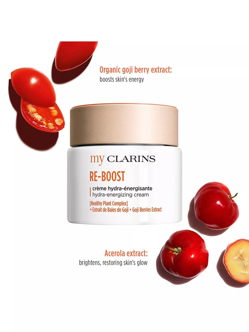 Clarins RE-BOOST Hydra-Energising Cream 50ml, imported from the UK