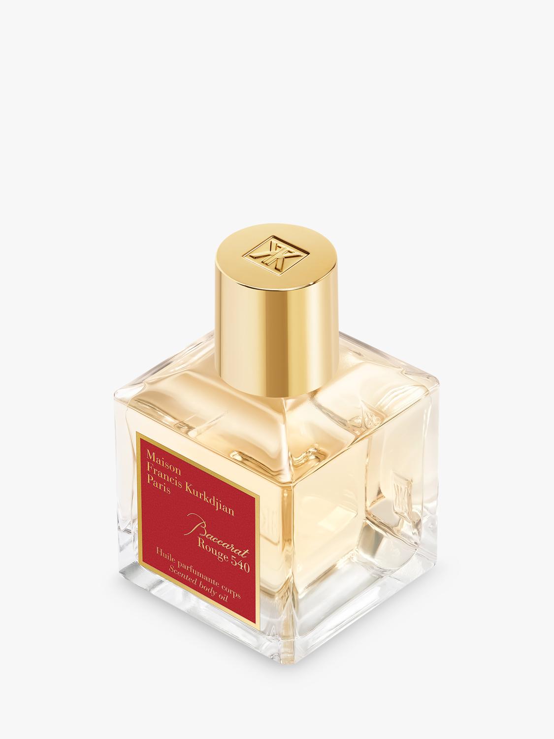Maison Francis Kurkdjian Baccarat Rouge 540 scented body oil 70ml, imported from the UK