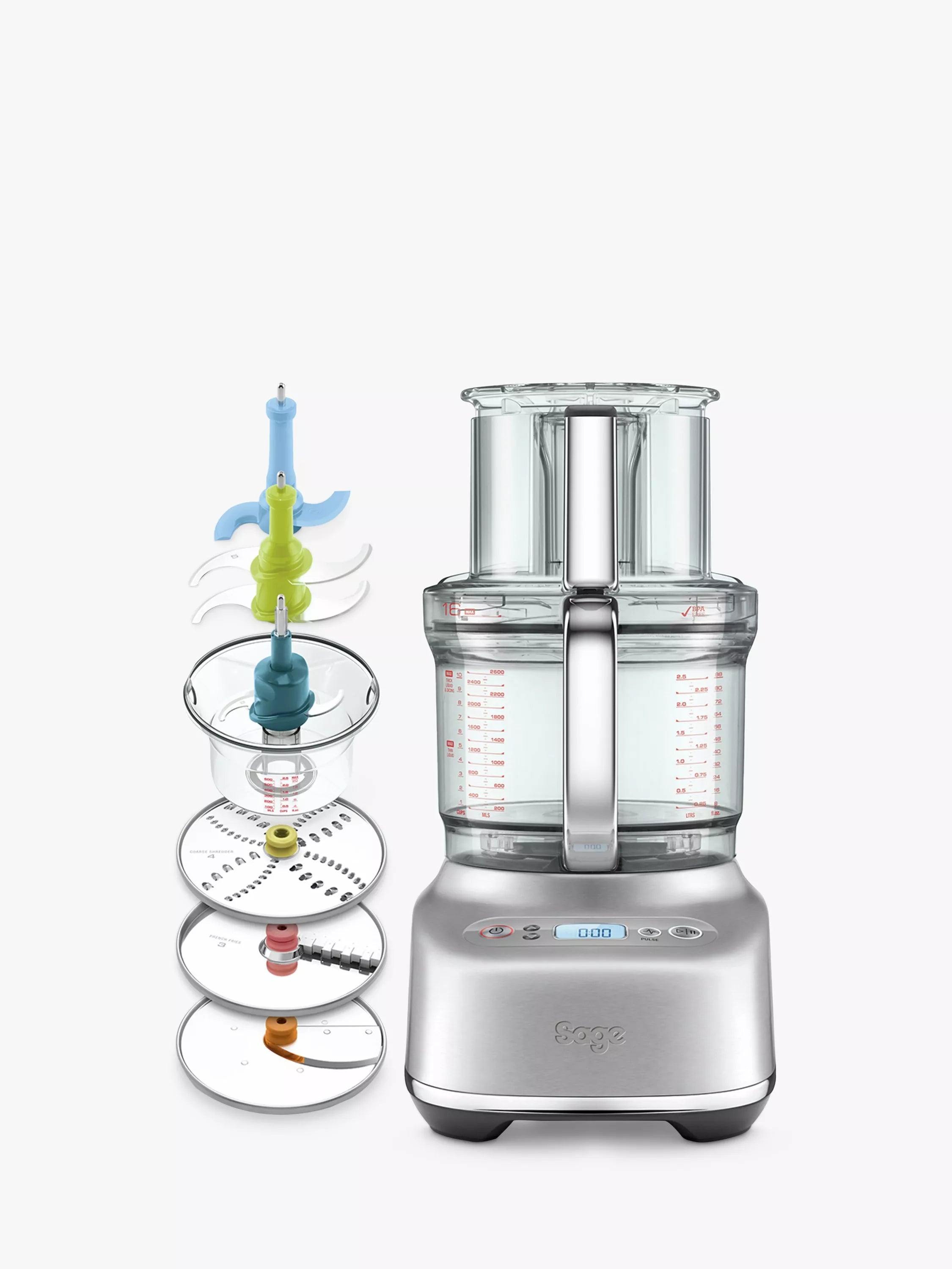 Sage Paradice 16 stainless steel food processor, UK version