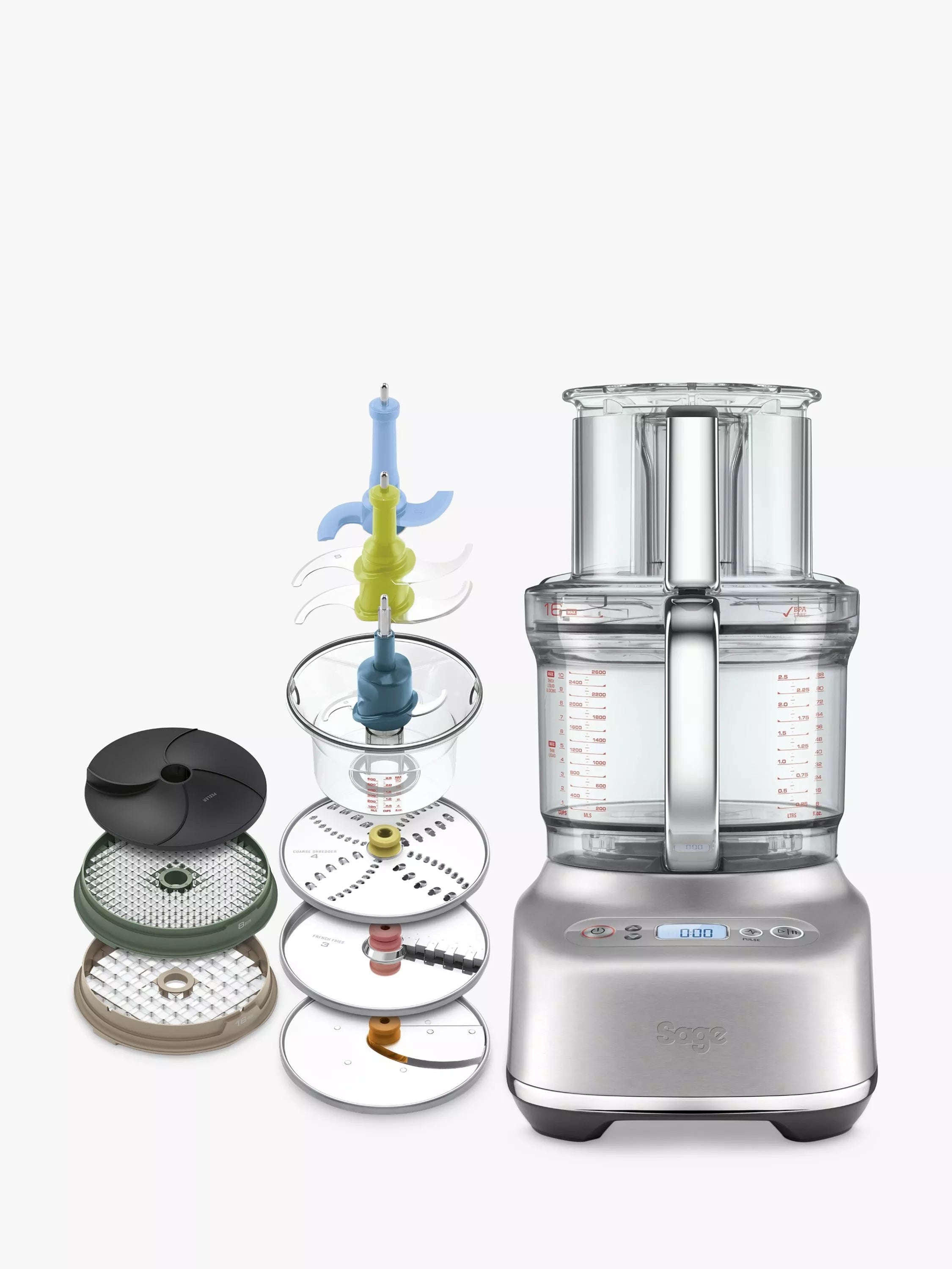 Sage Paradice 16 stainless steel food processor, UK version