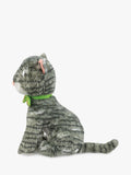 Julia Donaldson cat soft toy with green scarf, UK version