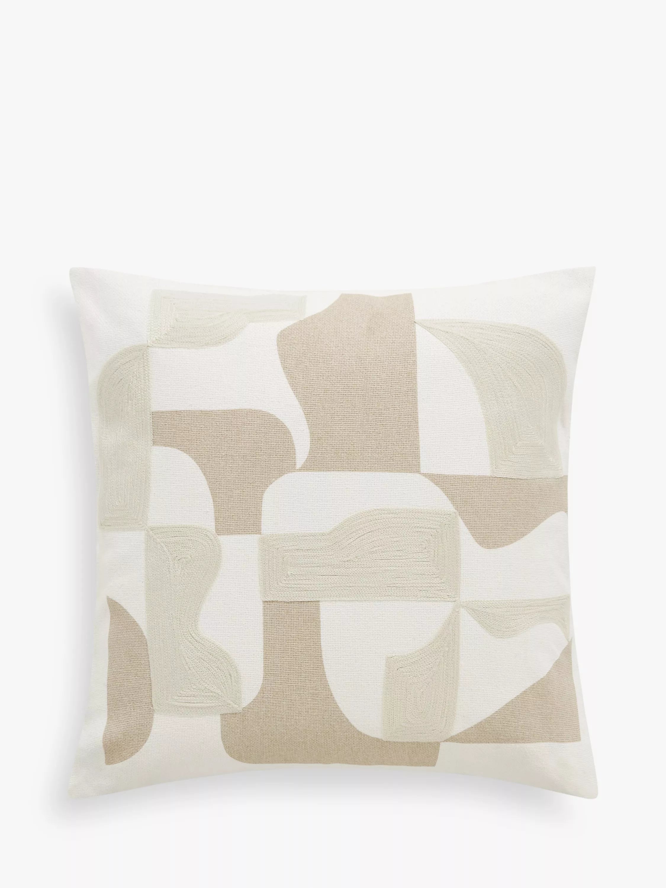 John Lewis woven geo cushion imported from the UK