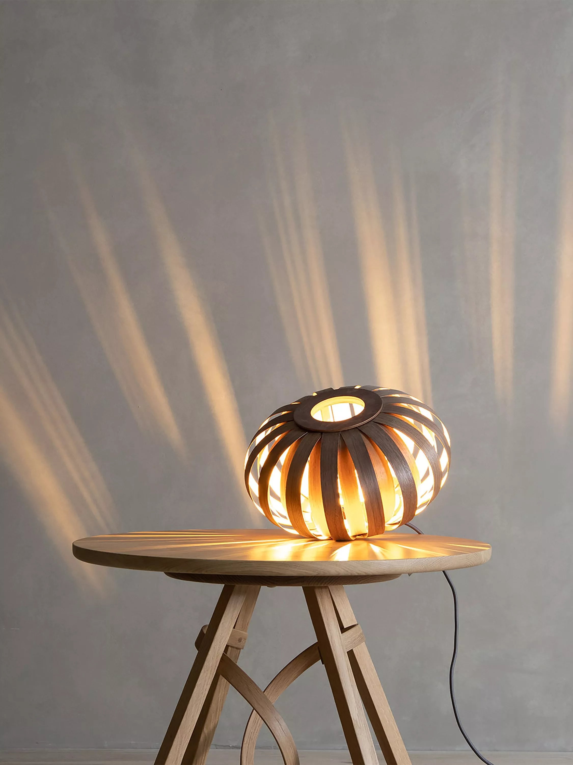 Tom Raffield Urchin table lamp medium, UK version