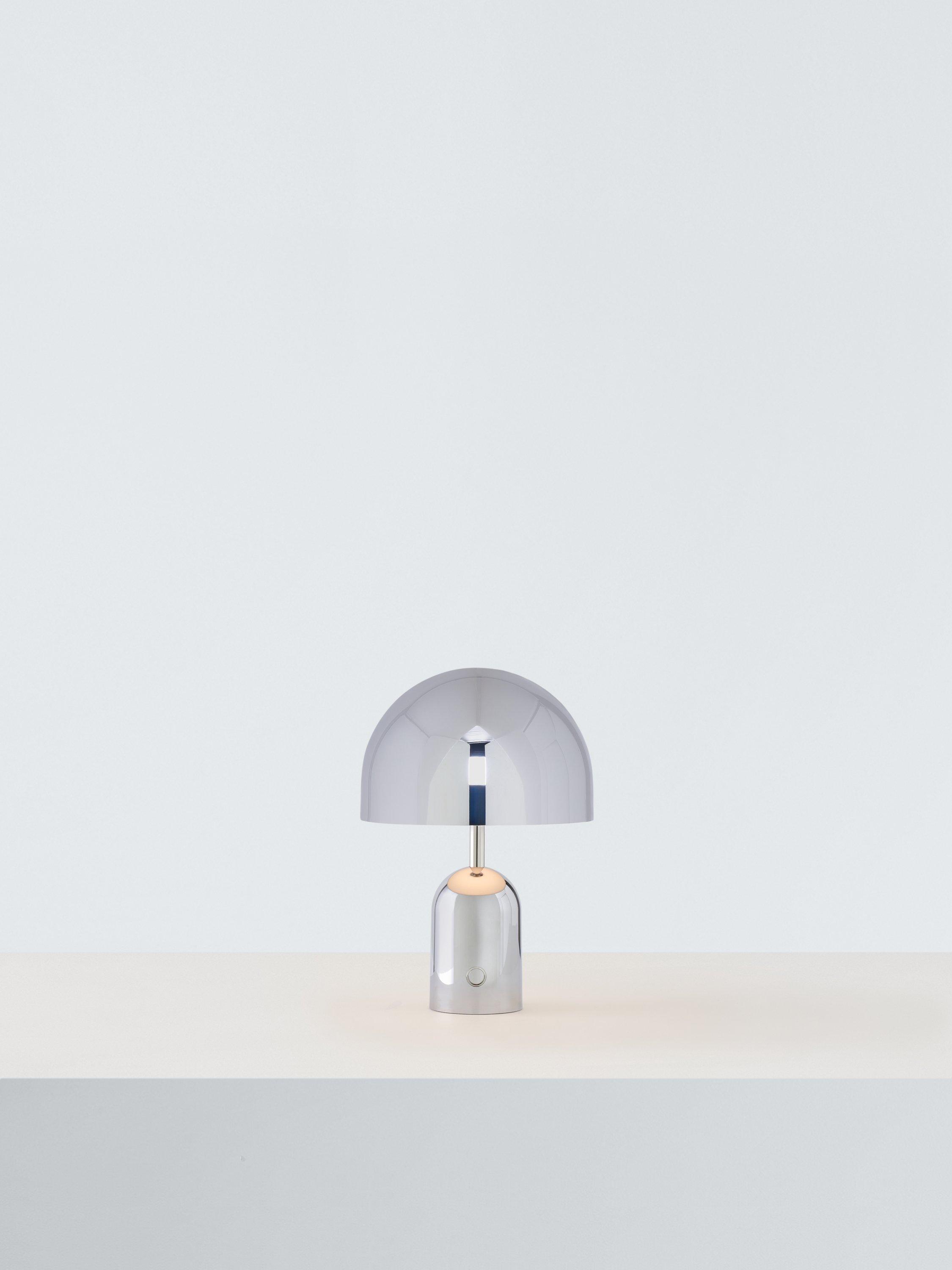 Tom Dixon Bell rechargeable table lamp polished finish - British product