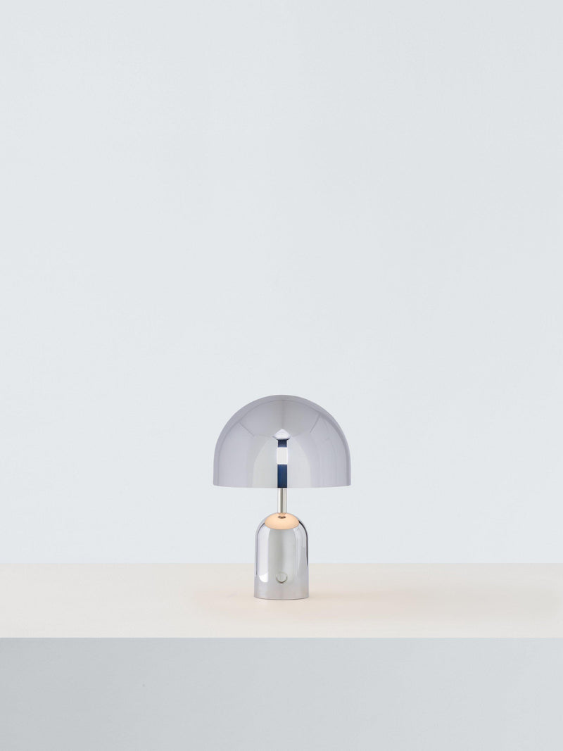 Tom Dixon Bell rechargeable table lamp polished finish - British product