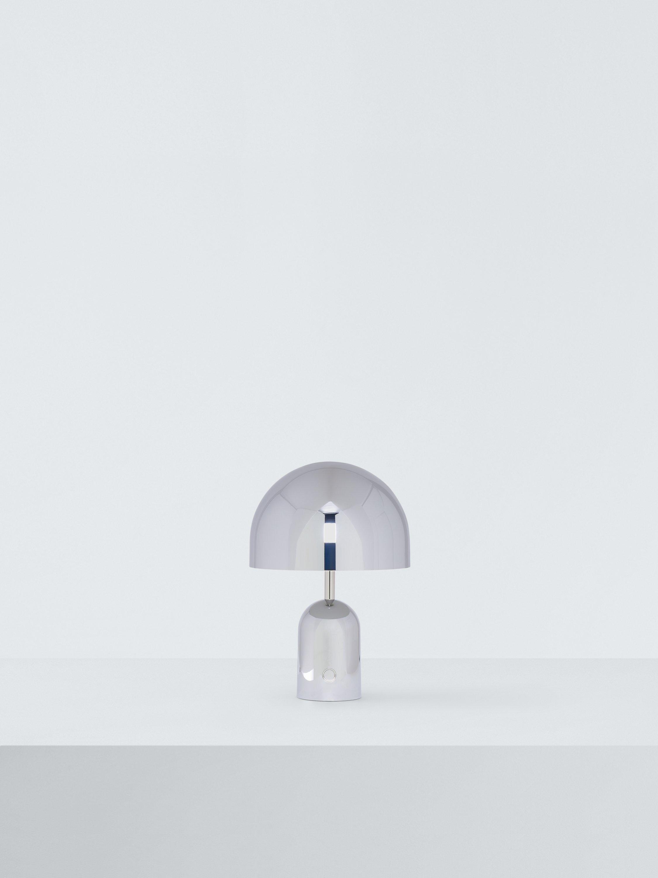 Tom Dixon Bell rechargeable table lamp polished finish - British product