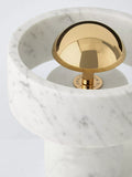 Tom Dixon stone marble table lamp with USB charging, UK version