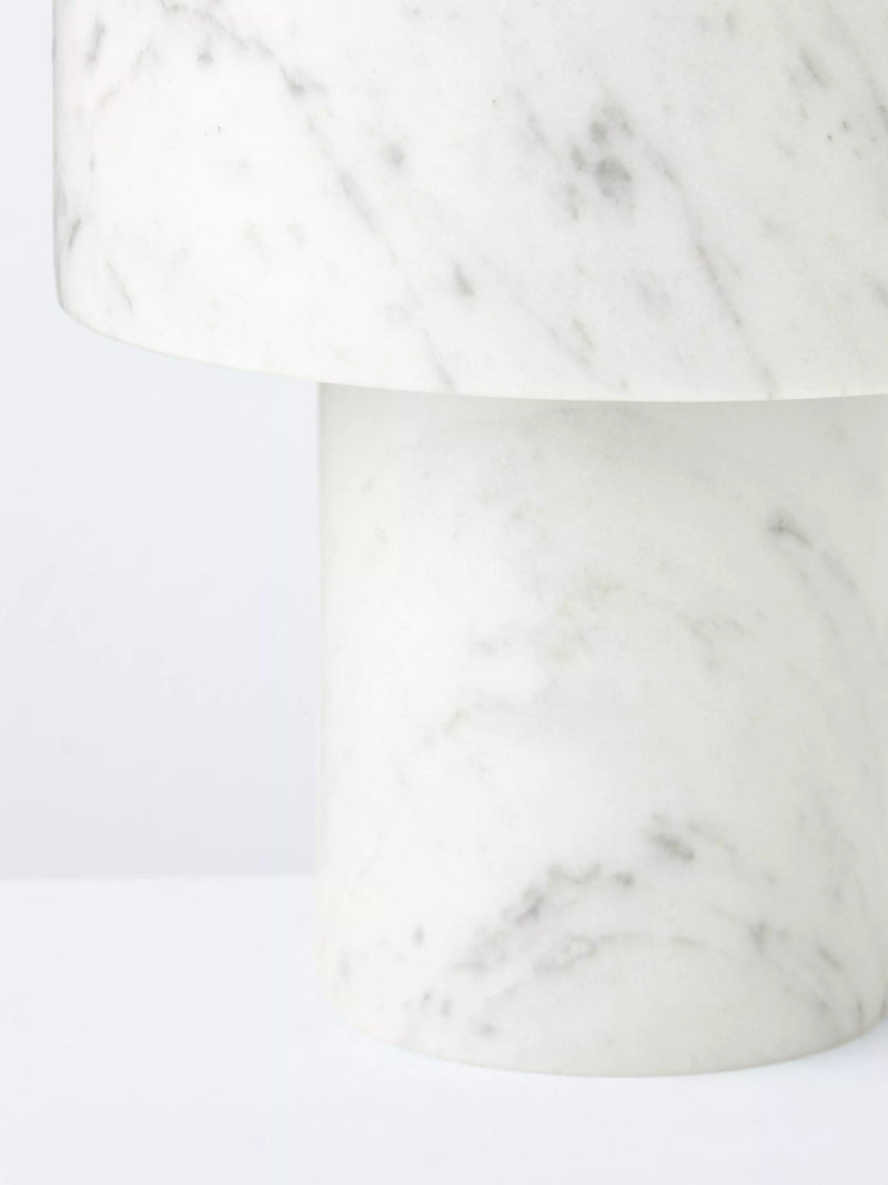 Tom Dixon stone marble table lamp with USB charging, UK version