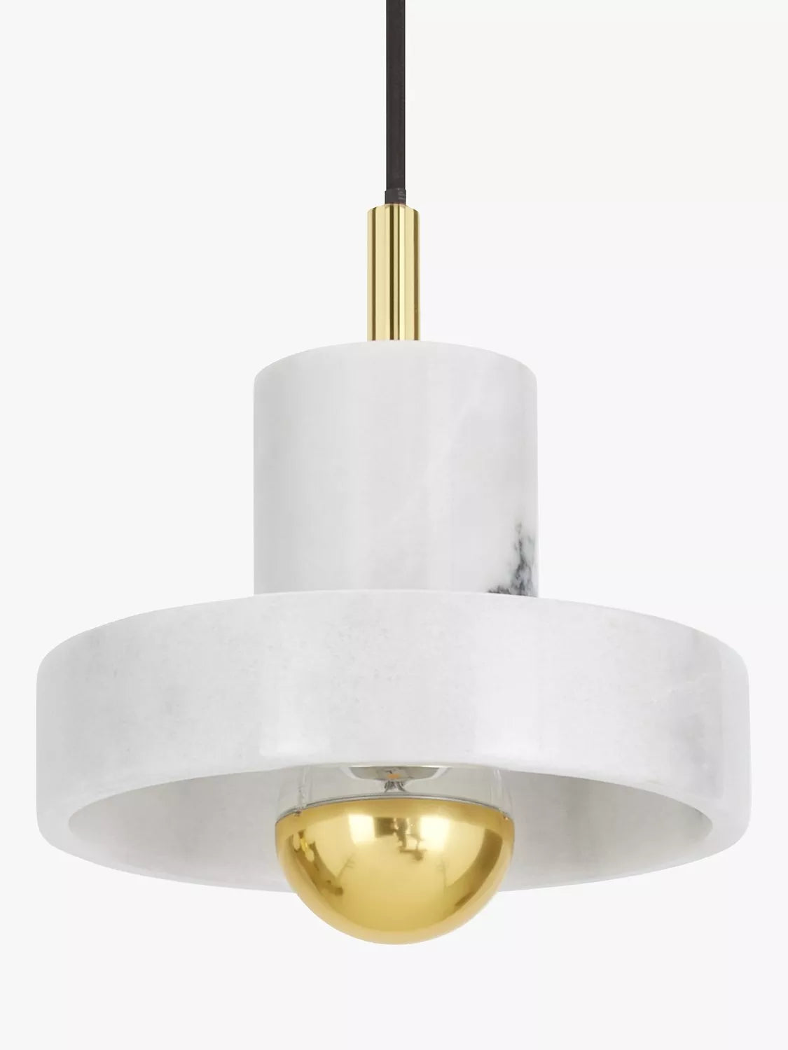 Tom Dixon Stone marble pendant ceiling light 14x18x18cm - British product