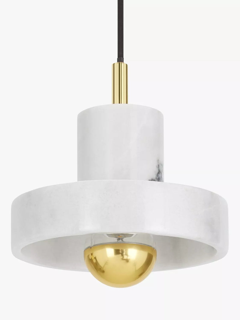 Tom Dixon Stone marble pendant ceiling light 14x18x18cm - British product