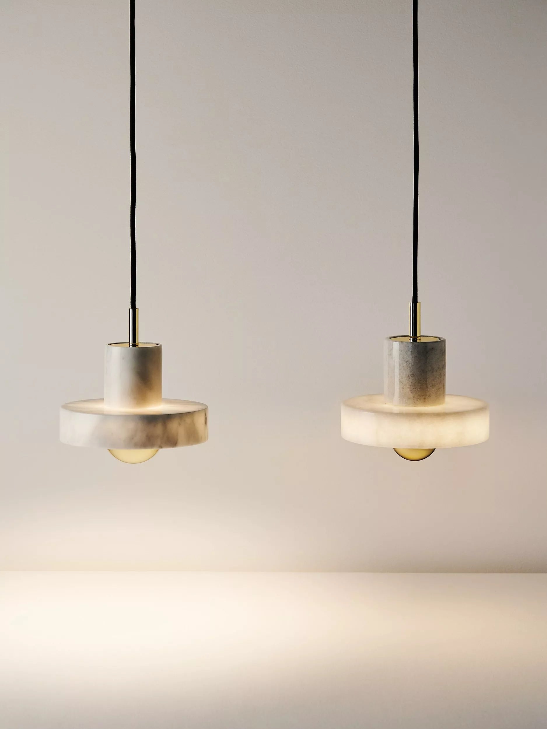 Tom Dixon Stone marble pendant ceiling light 14x18x18cm - British product